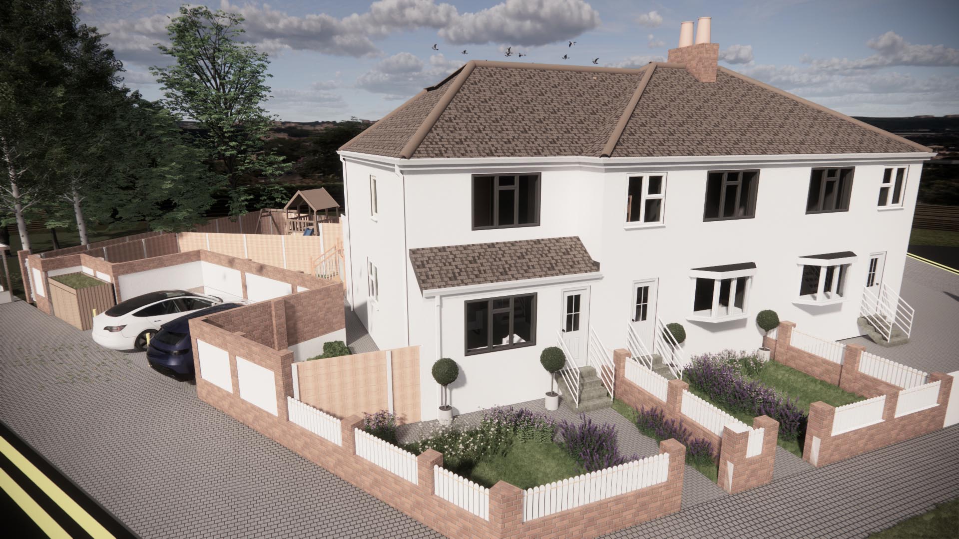 New Side House Hayes main view